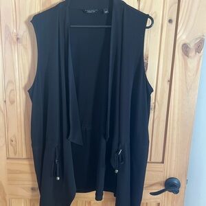 Susan Graver Black vest